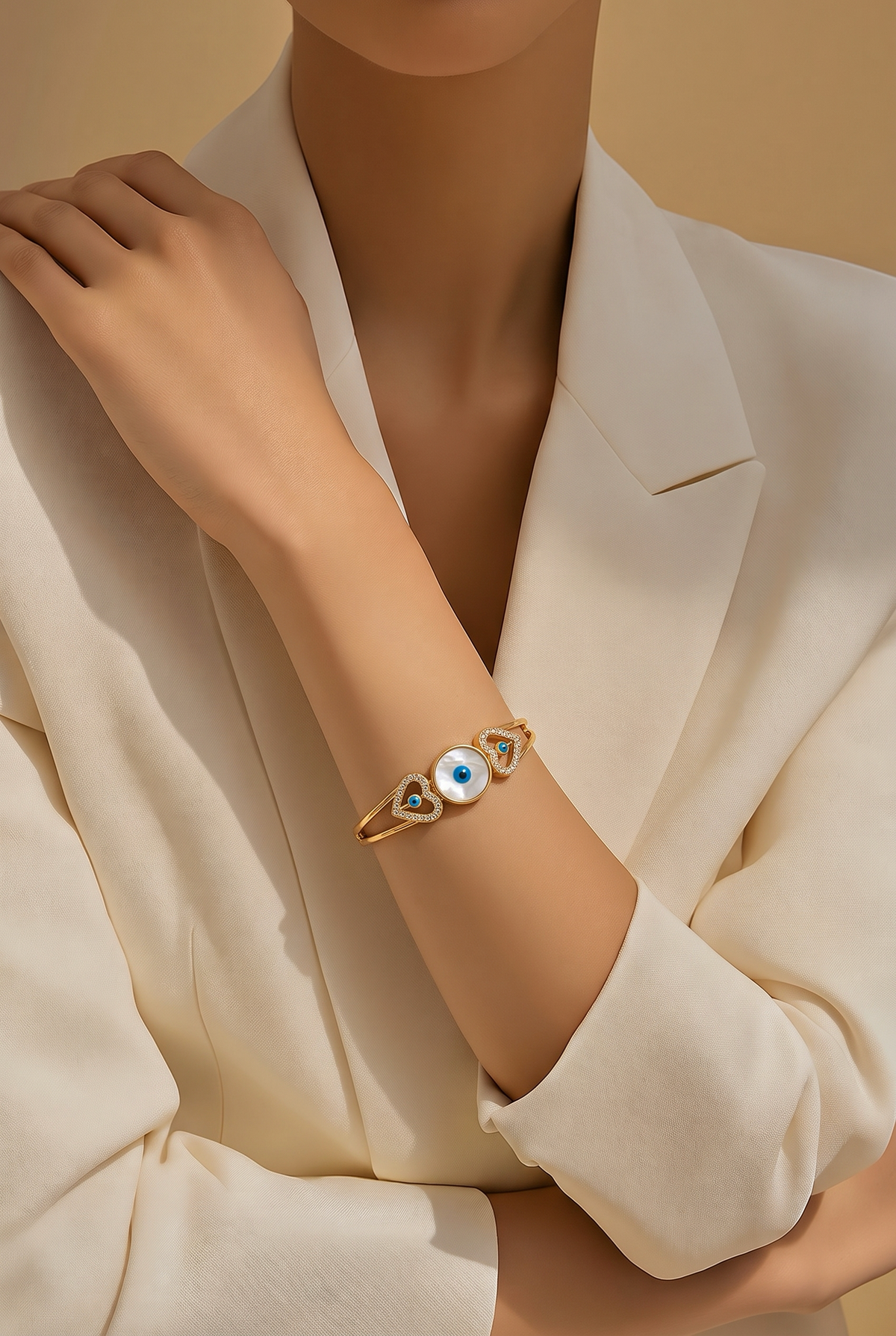 Celestial Eye Crystal Bangle
