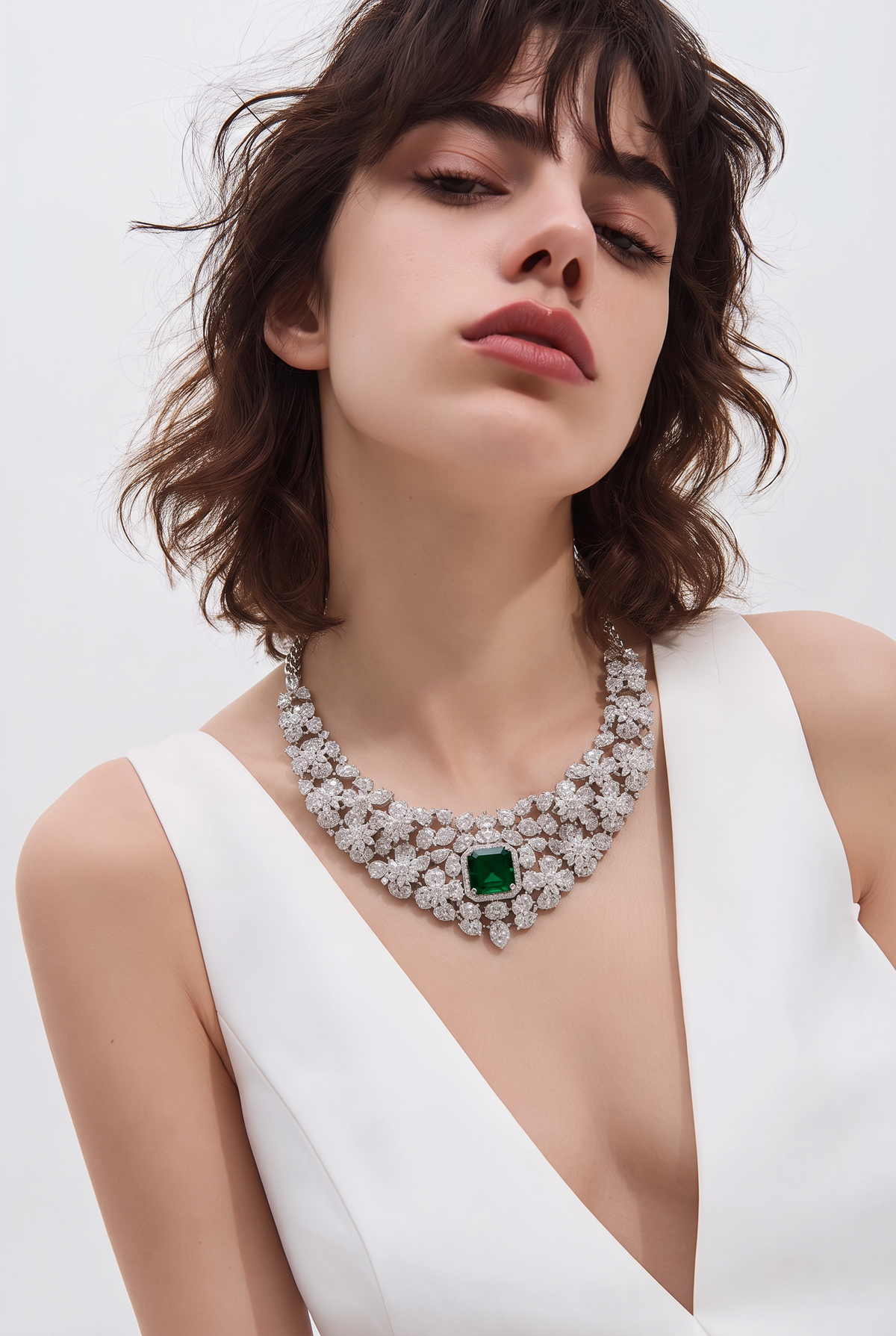 Emerald Majesty Statement Jewelry Set