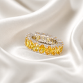 Aurelia Golden Oval Eternity Ring