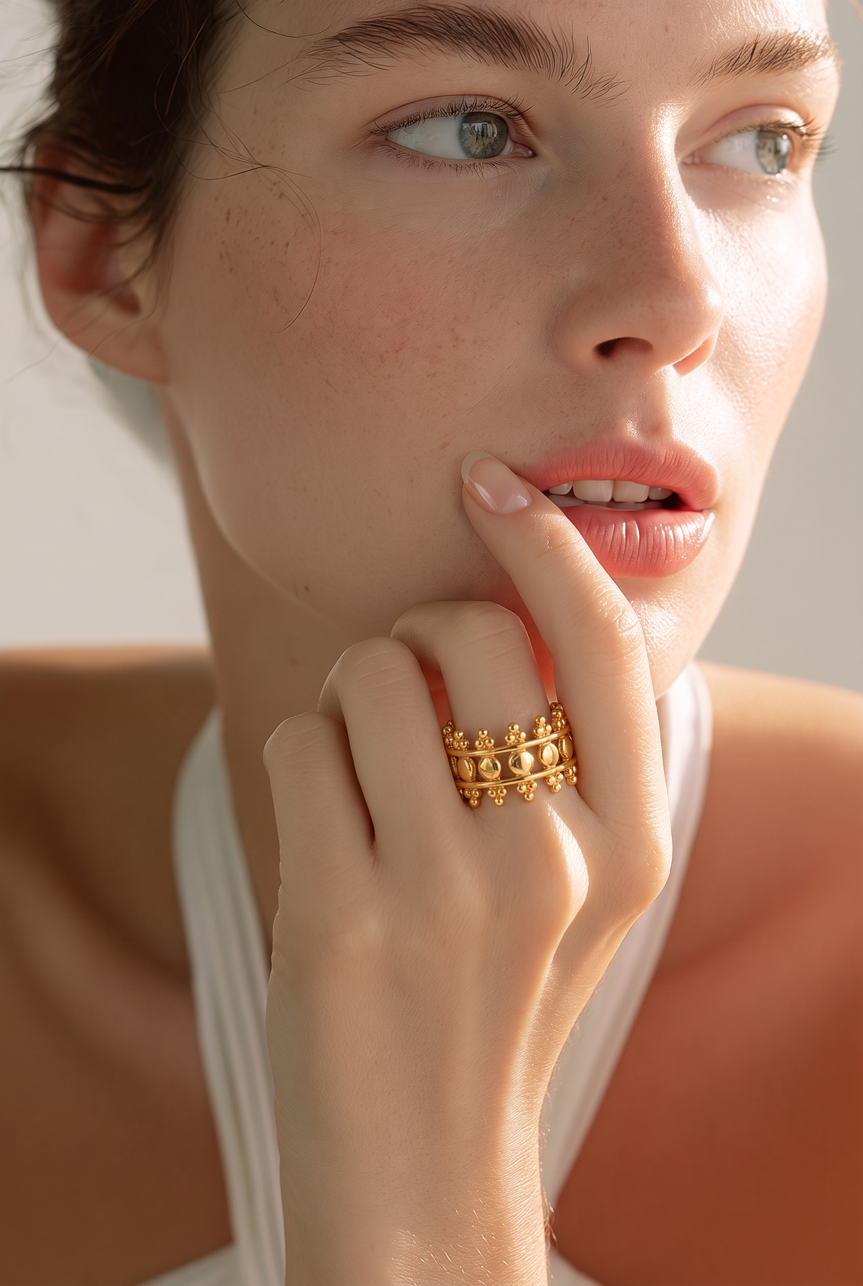 Zariya Heritage Gold Statement Ring