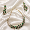 Emerald Garden Crystal Necklace Set