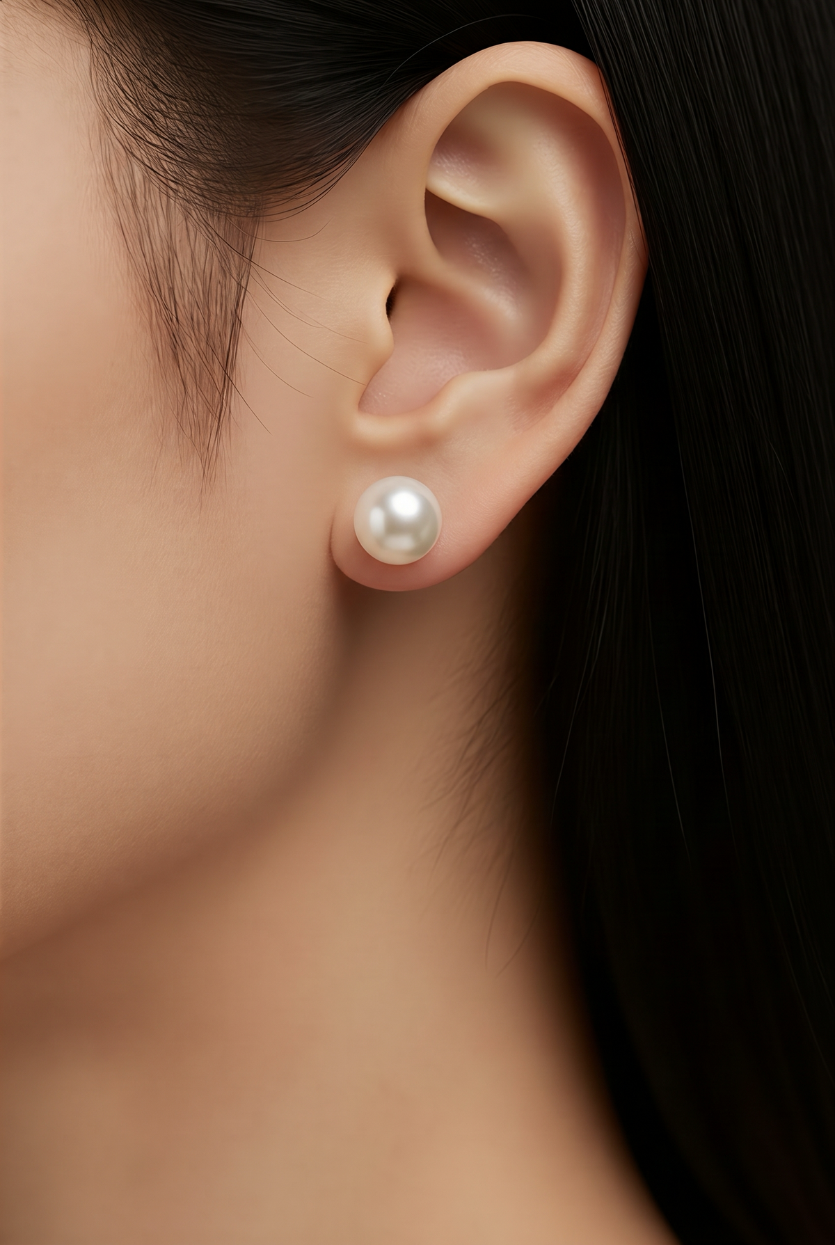 Classic Pearl Stud Earrings