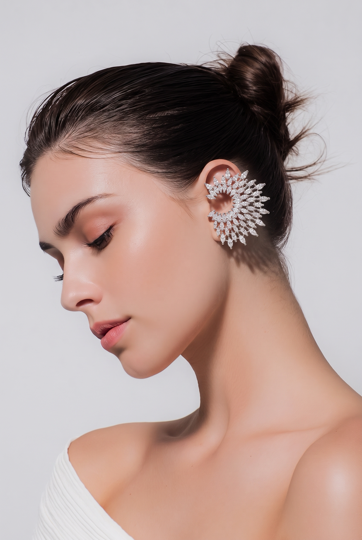 Celestial Crystal Statement Earrings
