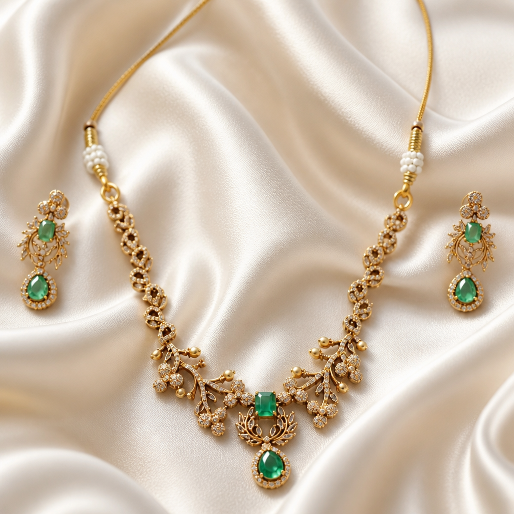 Emerald Garden Luxe Necklace Set