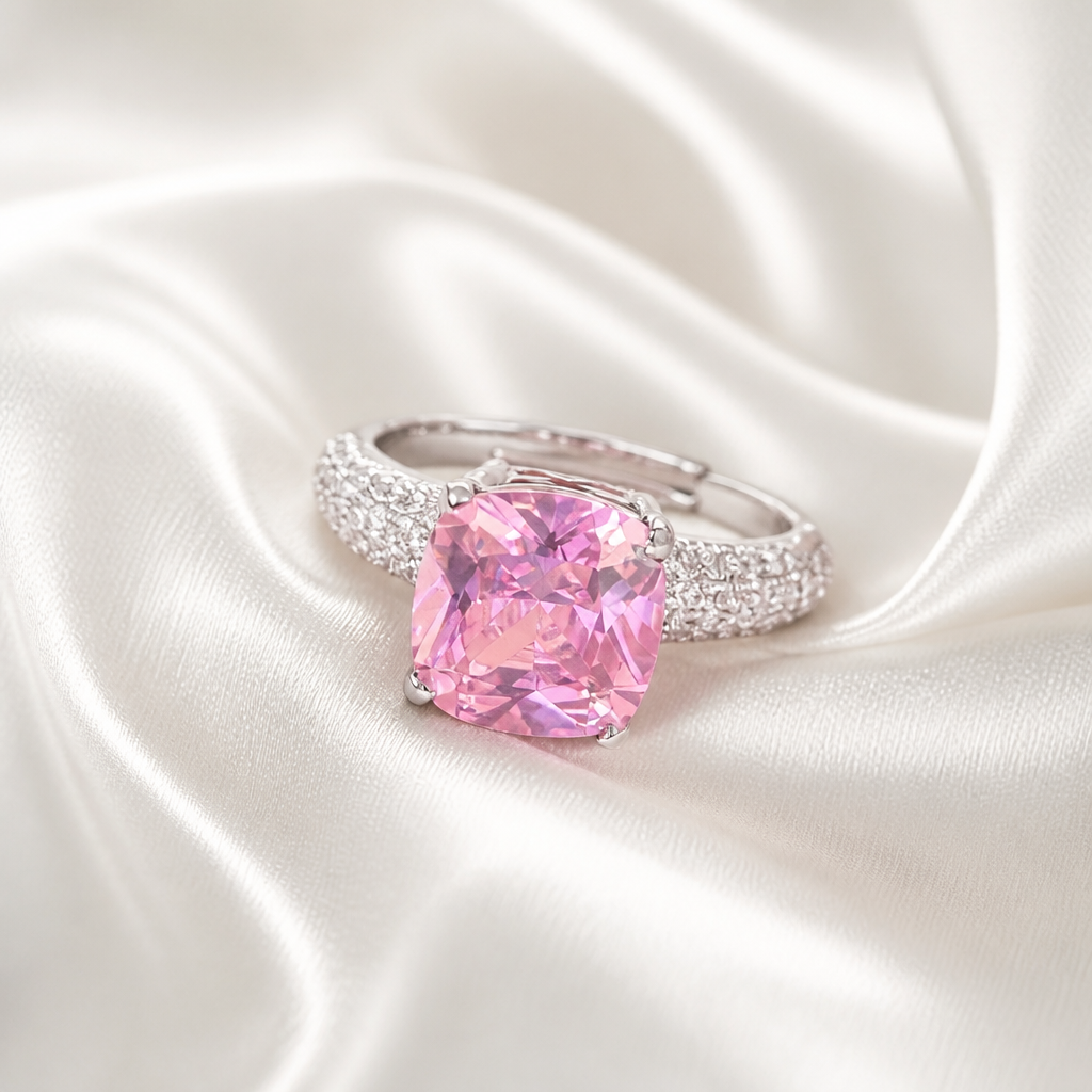 Rosalie Pink Radiance Statement Ring