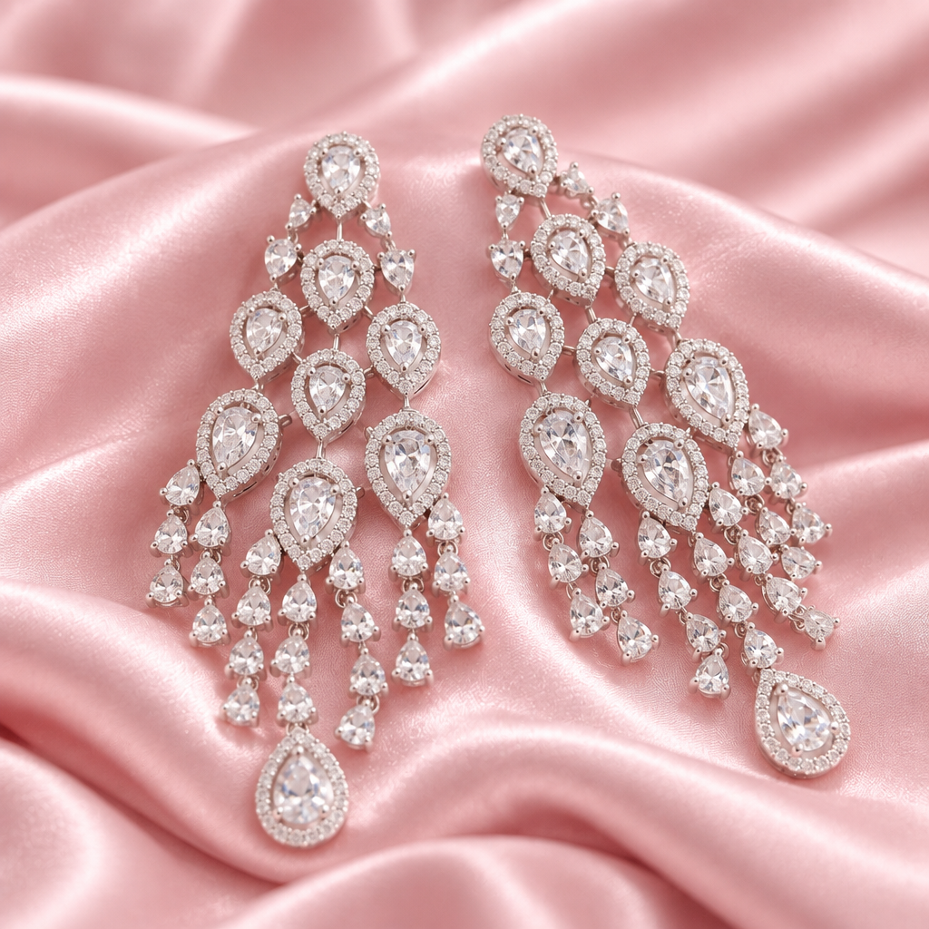 Celeste Crystal Chandelier Earrings