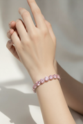 Blush Pink Tennis Bracelet