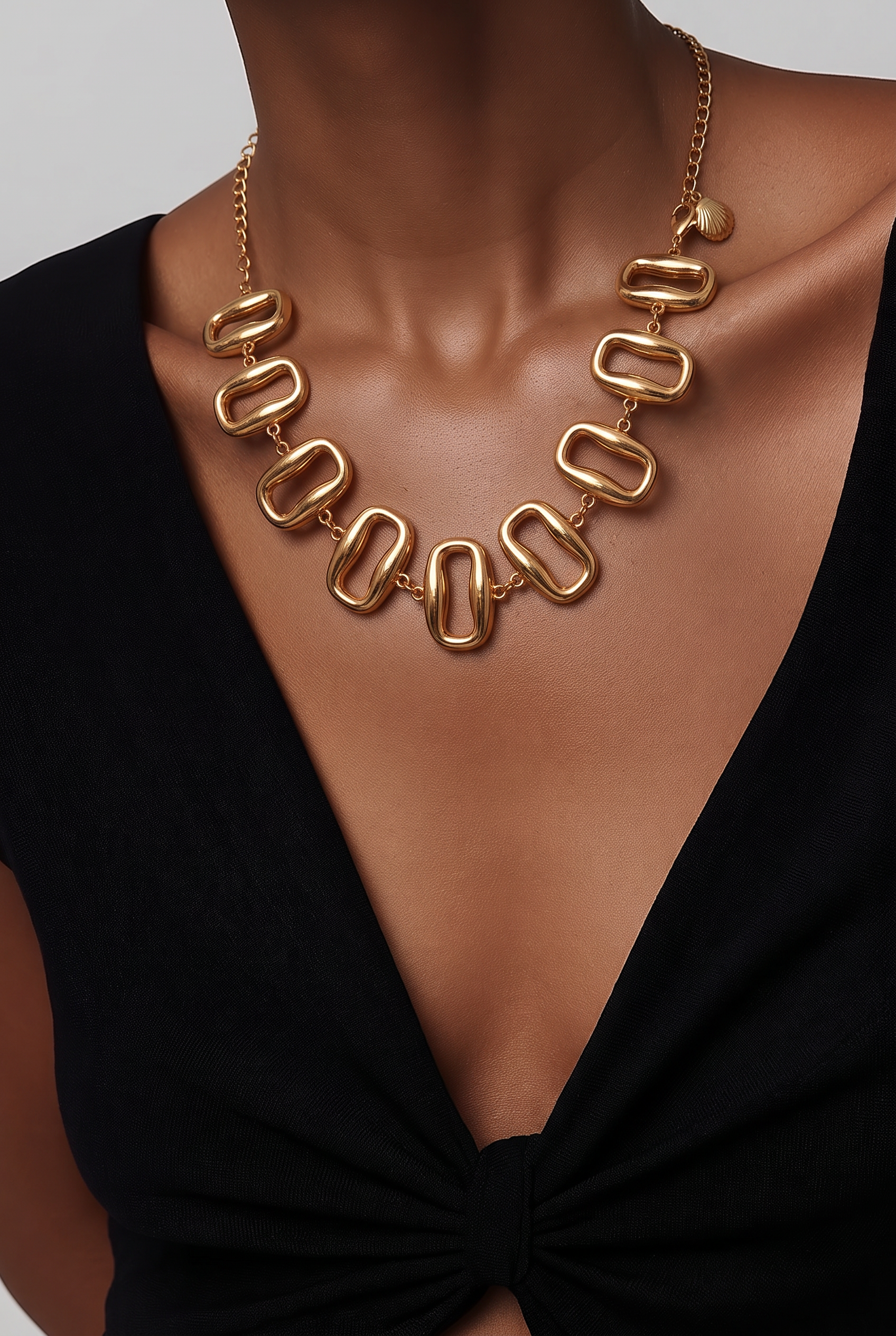 Aurelia Bold Link Statement Necklace