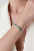 Emerald Clover Bracelet