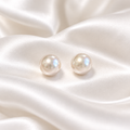 Classic Pearl Stud Earrings – Lustrous Ivory