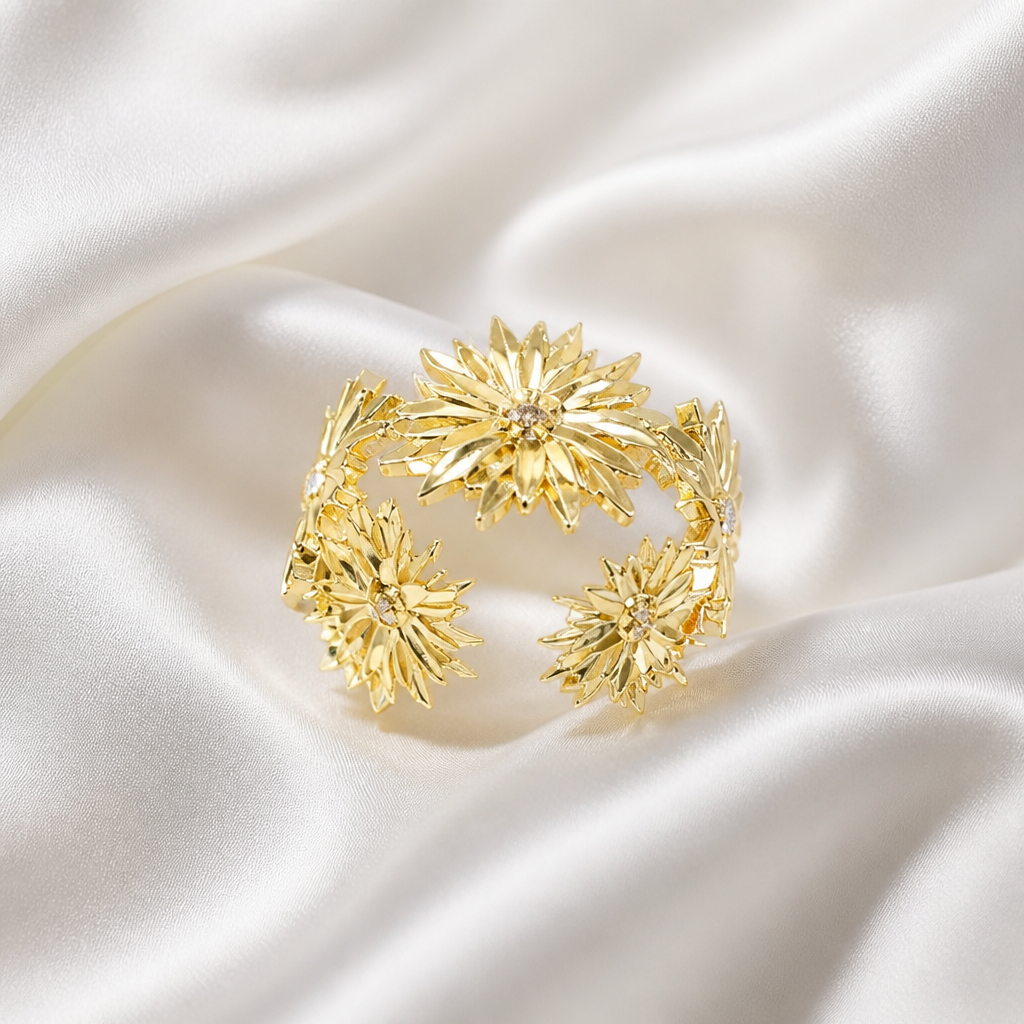 Aurelia Golden Bloom Ring