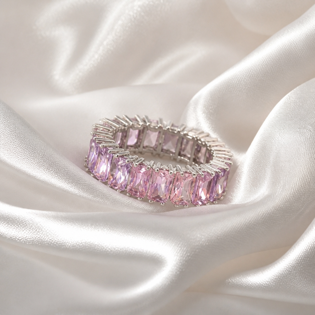 Amélie Blush Pink Eternity Ring