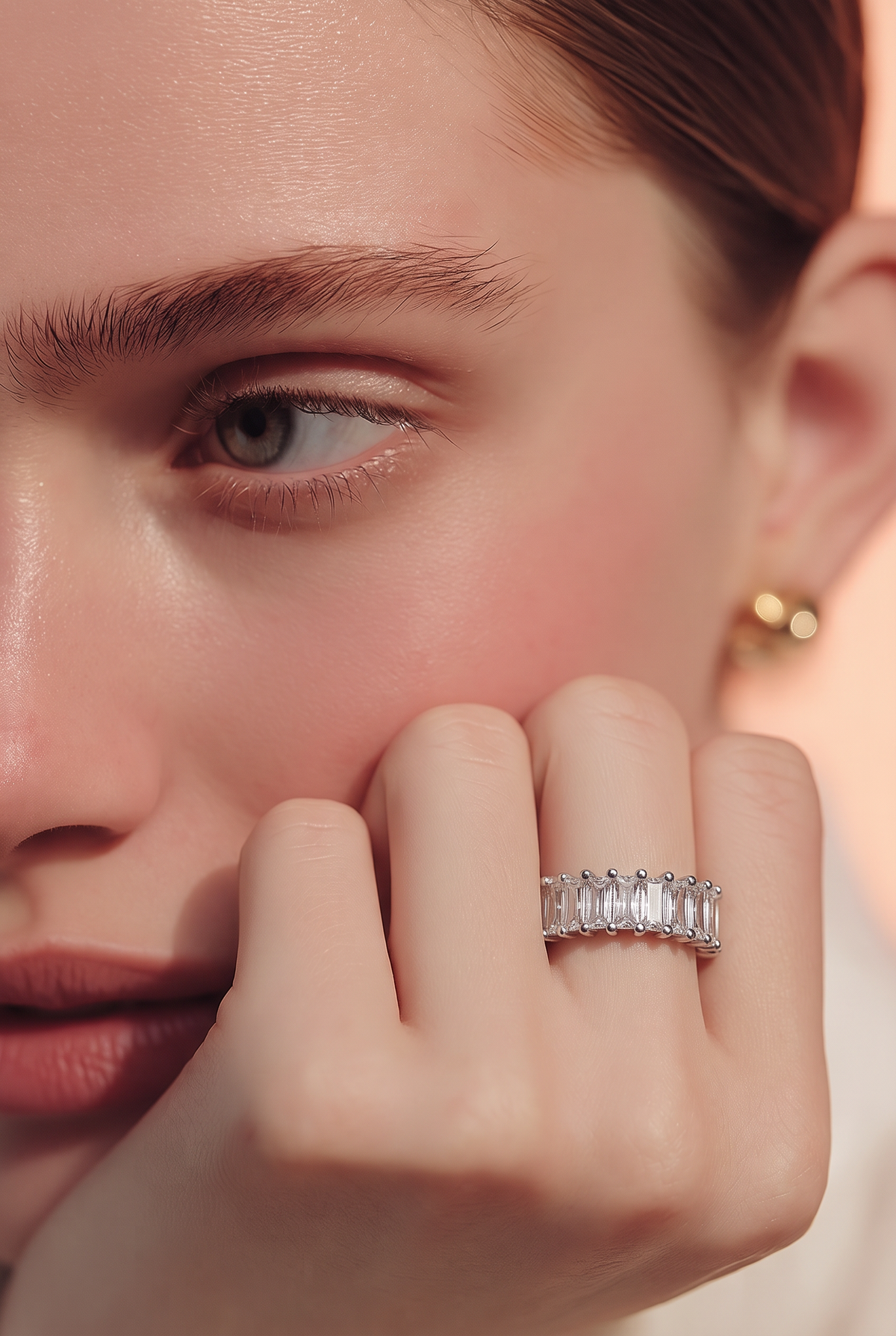 Celeste Crystal Eternity Ring