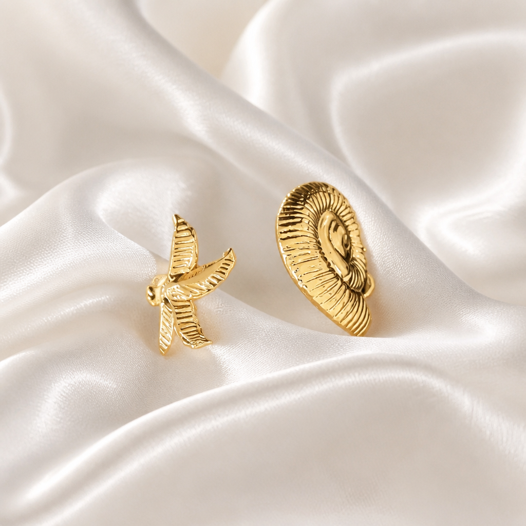 Golden Sea Whisper Ring