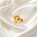 Élan Interlocked Gold Statement Ring