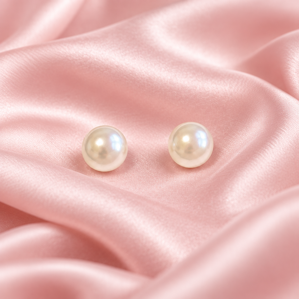 Classic Pearl Stud Earrings