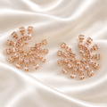 Champagne Starburst Statement Studs