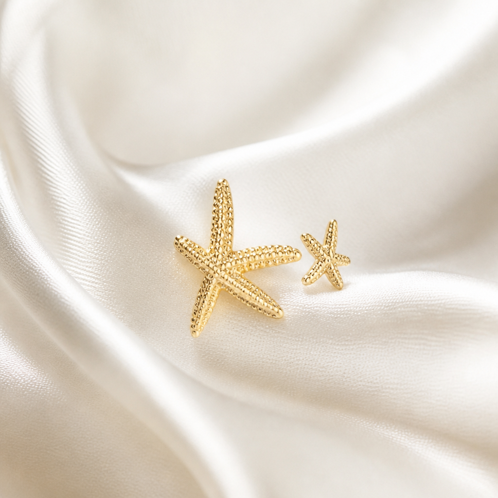 Marina Starfish Open Gold Ring