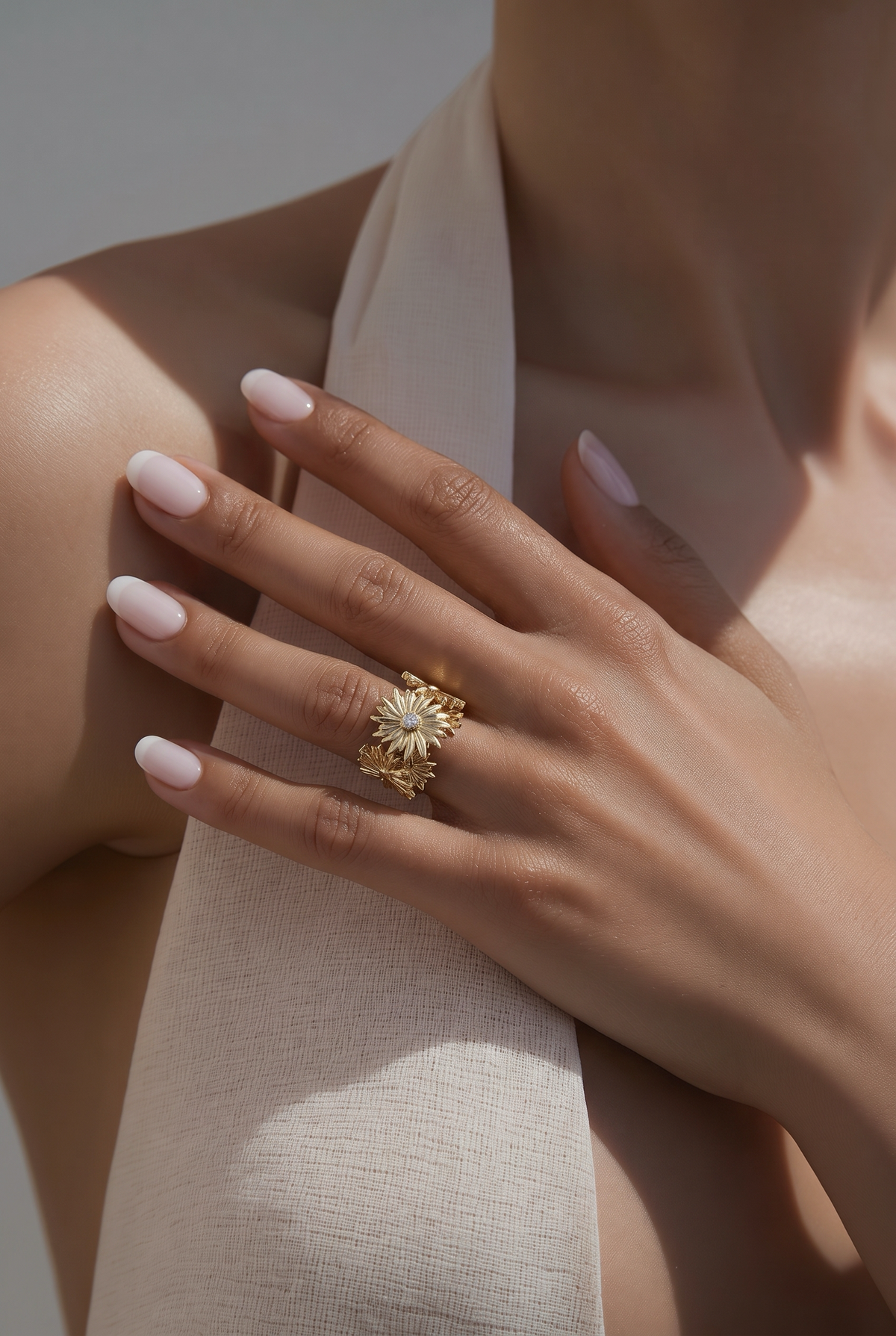 Aurelia Golden Bloom Ring